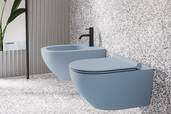 Serie sanitari sospesi Catalano,Sfera 54 , Azzurro satinato