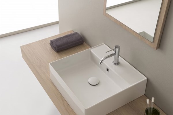 Lavabo appoggio 46x46