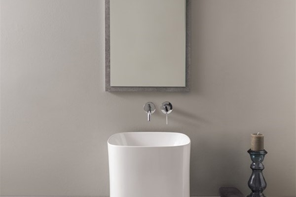 Lavabo da appoggio 42x42