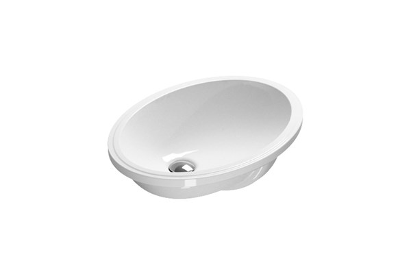 Lavabo sottopiano ovale