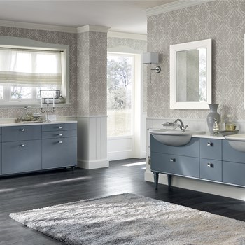 Mobili Bagno Blu Scavolini.Arredo Bagno Magnifica Scavolini